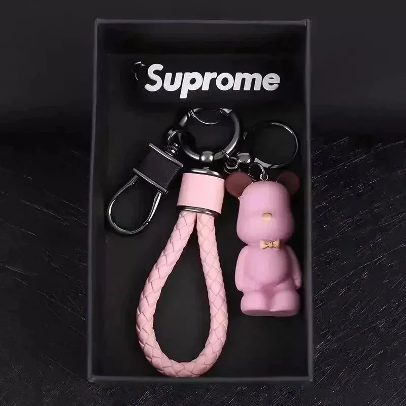 Supreme Supreme Pink Bear Keychain Set Pink - 1