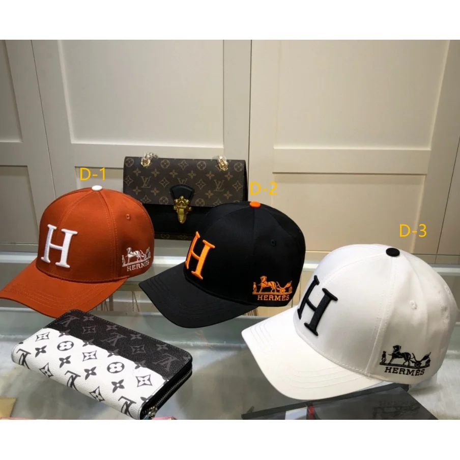 Hermès Hermès H Logo Cap D-3 White Headwear White