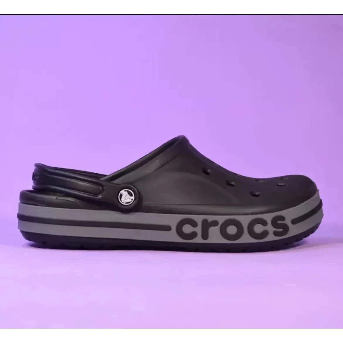 Crocs Crocs Classic Clog Beige/Black Sandals Black - 1