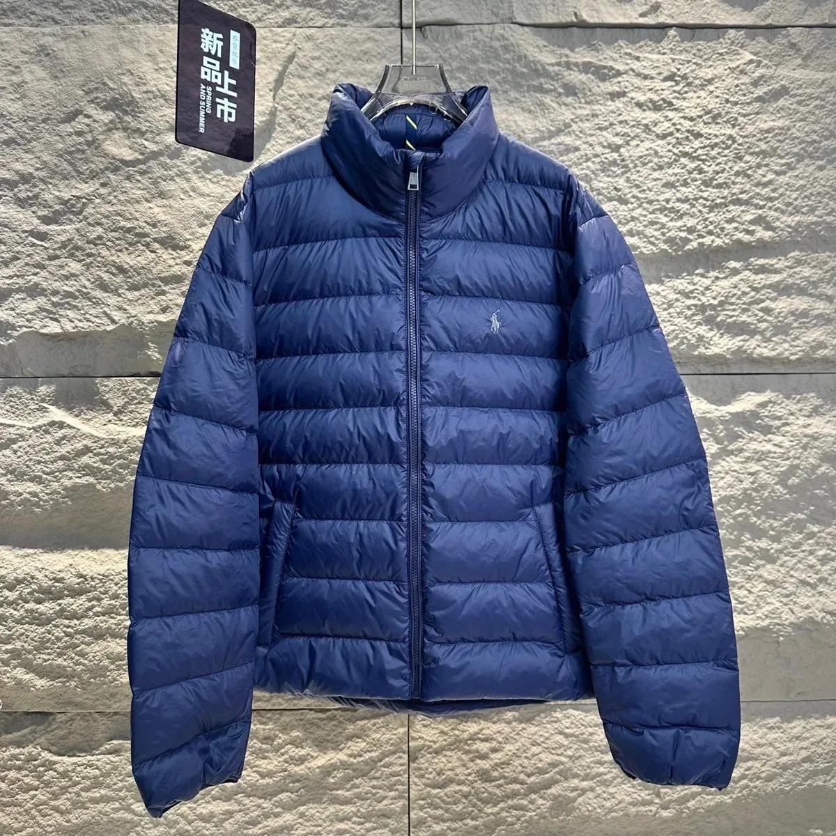 Polo Ralph Lauren Polo Ralph Lauren Navy Blue Puffer Jacket Blue