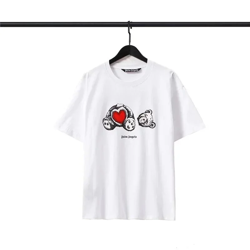 Palm Angels Palm Angels Bear Print White T-Shirt White - 1