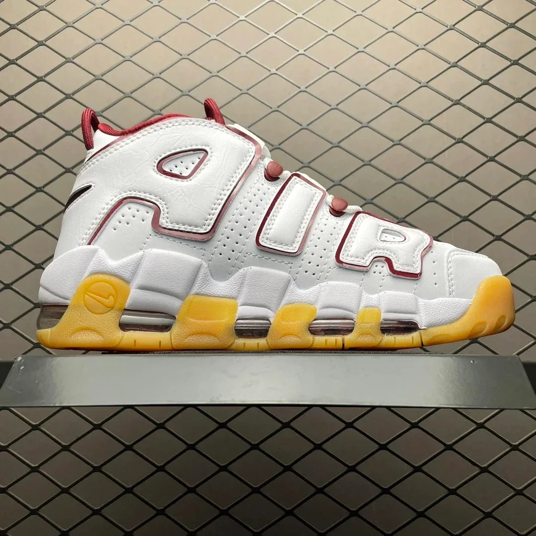 Nike Nike Air More Uptempo White/Red/Yellow Sneakers White