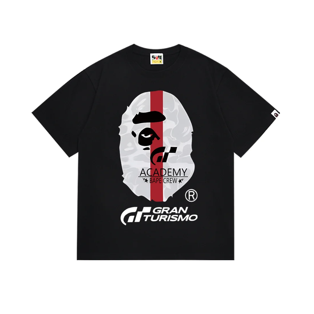 A Bathing Ape A Bathing Ape GT Academy Gran Turismo Black T-Shirt Black - 1