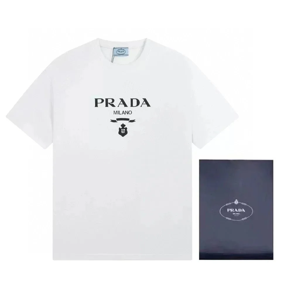 Prada Prada White Classic Logo T-Shirt White - 1