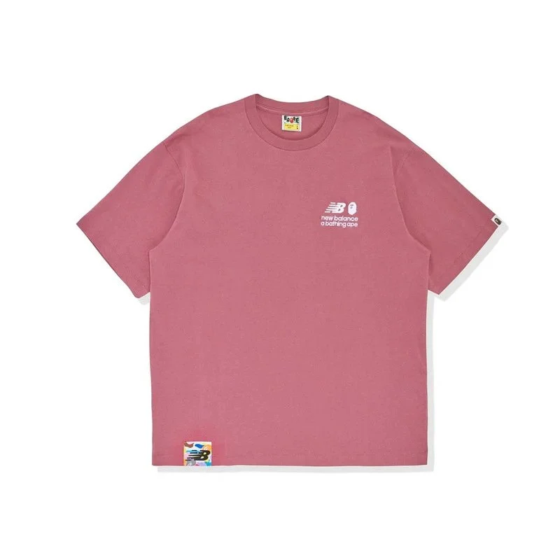 A Bathing Ape A Bathing Ape New Balance Pink T-Shirt Pink - 1