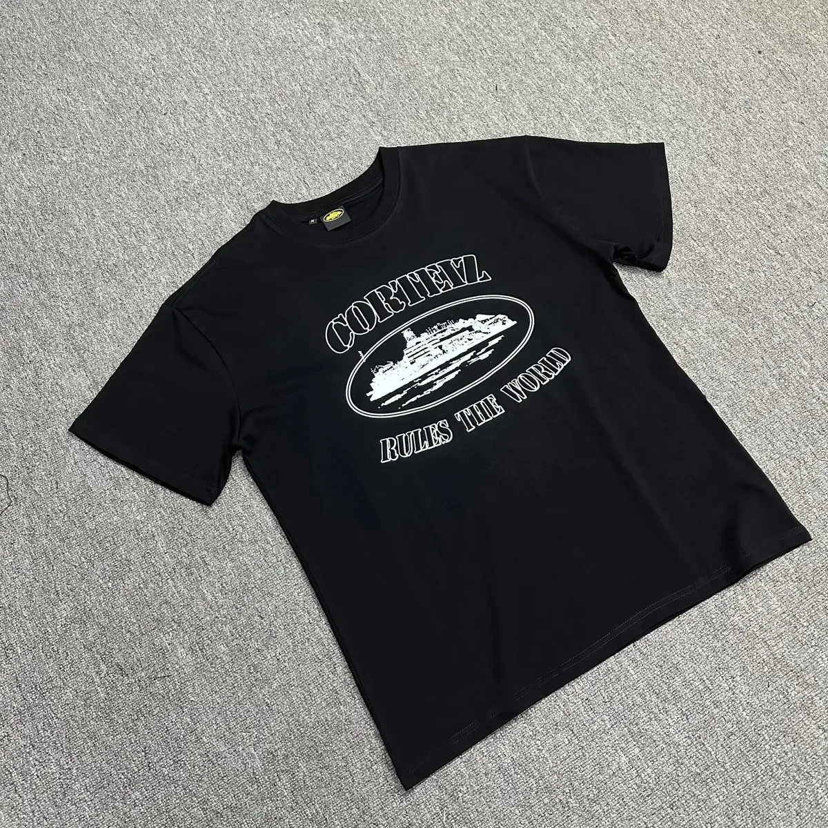 Corteiz Corteiz Rules the World Black T-Shirt Black - 1