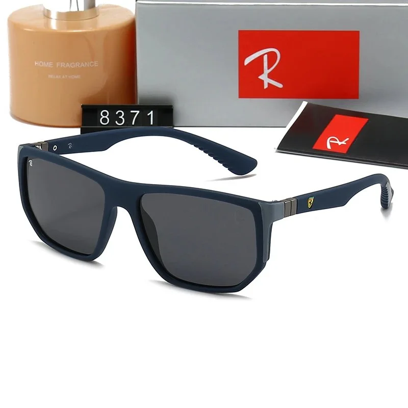 Ray-Ban Ray-Ban Aviator Polarized Sunglasses Navy Blue Navy - 1