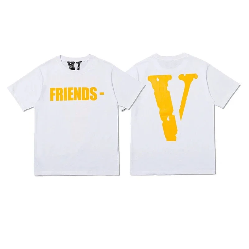 VLONE Vlone Friends V White T-Shirt White - 1