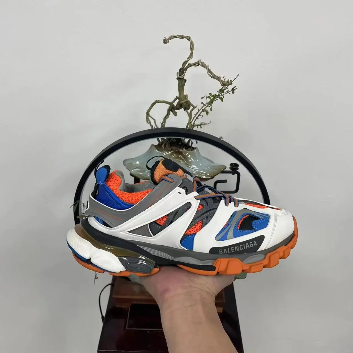 Balenciaga Balenciaga Track.3.0 Triple White/Orange/Blue Sneakers White - 1