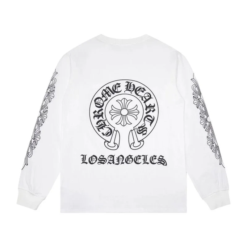 Chrome Hearts Chrome Hearts White Los Angeles Long Sleeve T-Shirt White - 1