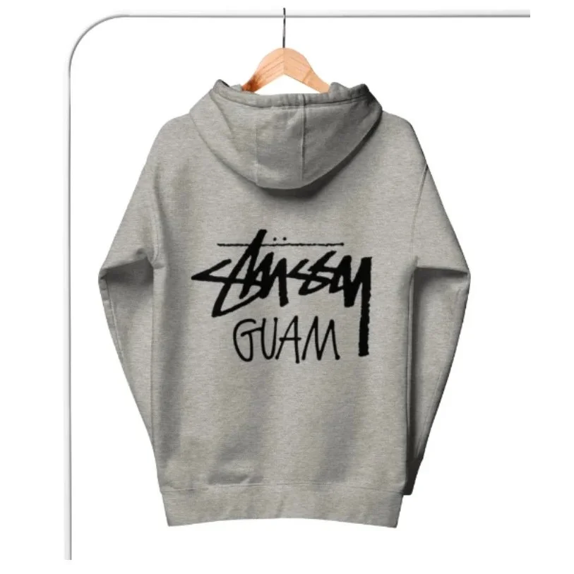 Stussy Stussy Guam Grey Hoodie Grey - 1