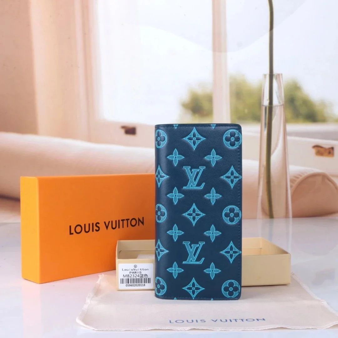 Monogramová peněženka Louis Vuitton Tabi modrá