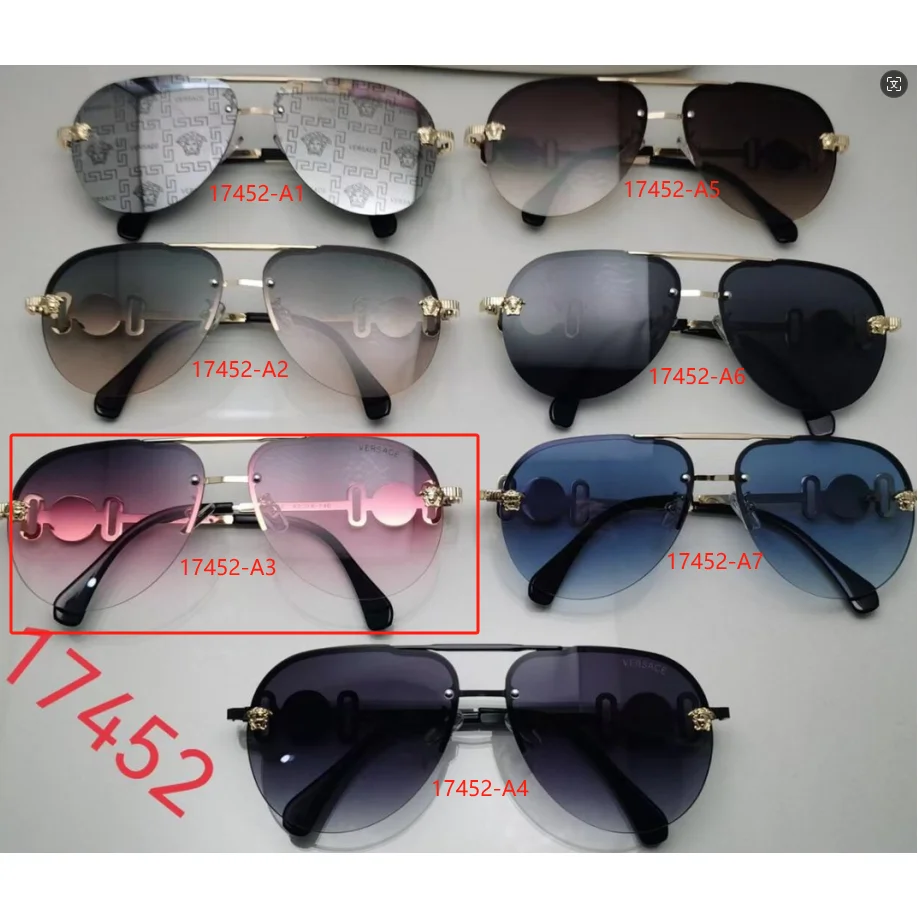 Versace Versace Iconic 17452-A3 Pink Gradient Sunglasses Pink - 1