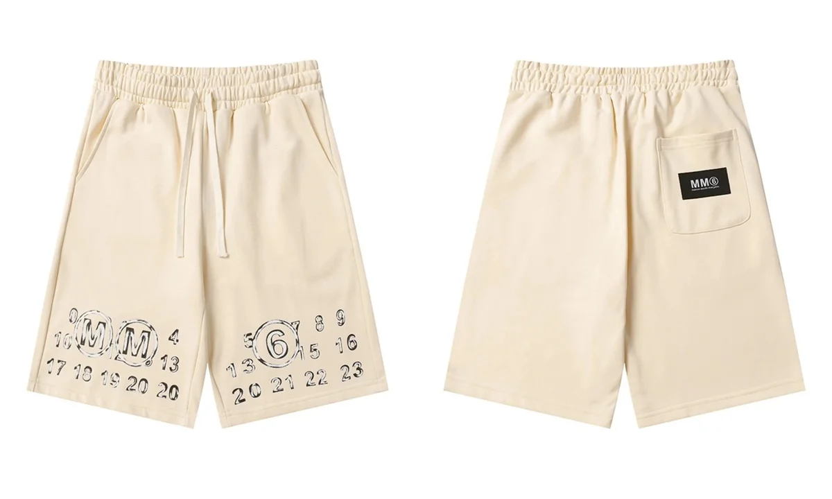 Maison Mihara Yasuhiro Maison Mihara Yasuhiro MMY Blakey 818杏色 Shorts Beige - 1