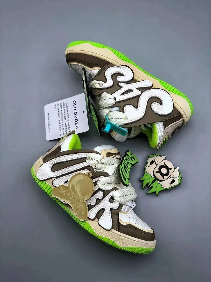 Other TX-01 Old Order Green & Brown Low Top Sneakers Brown - 1