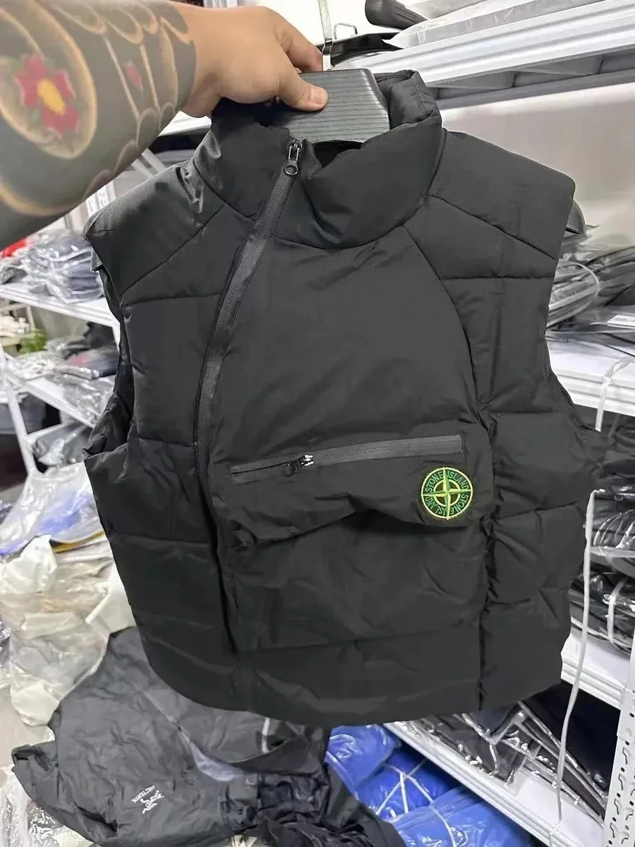 Stone Island Stone Island Shadow Project Black Puffer Vest Black