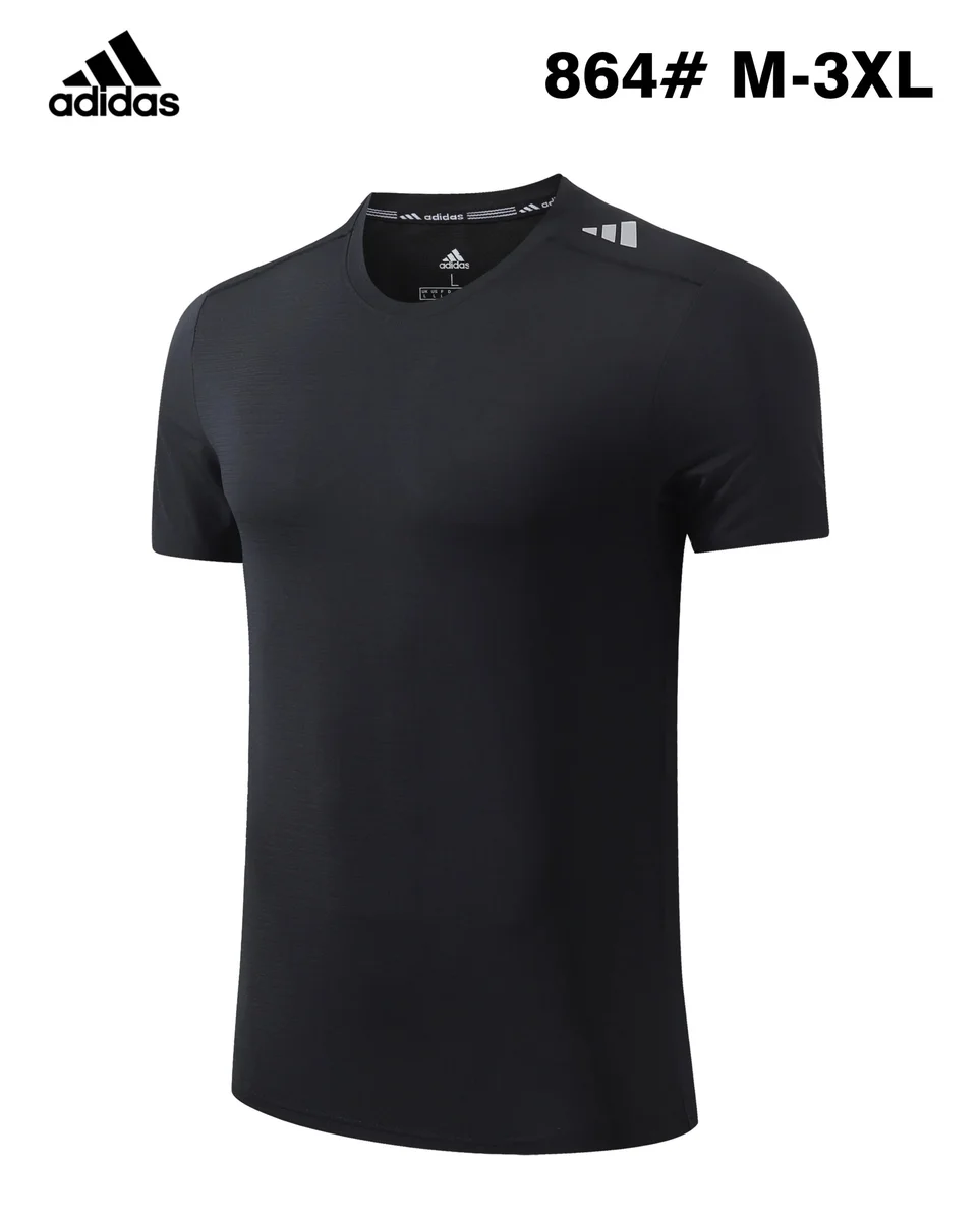 Adidas Adidas 864# Black T-Shirts Black - 1