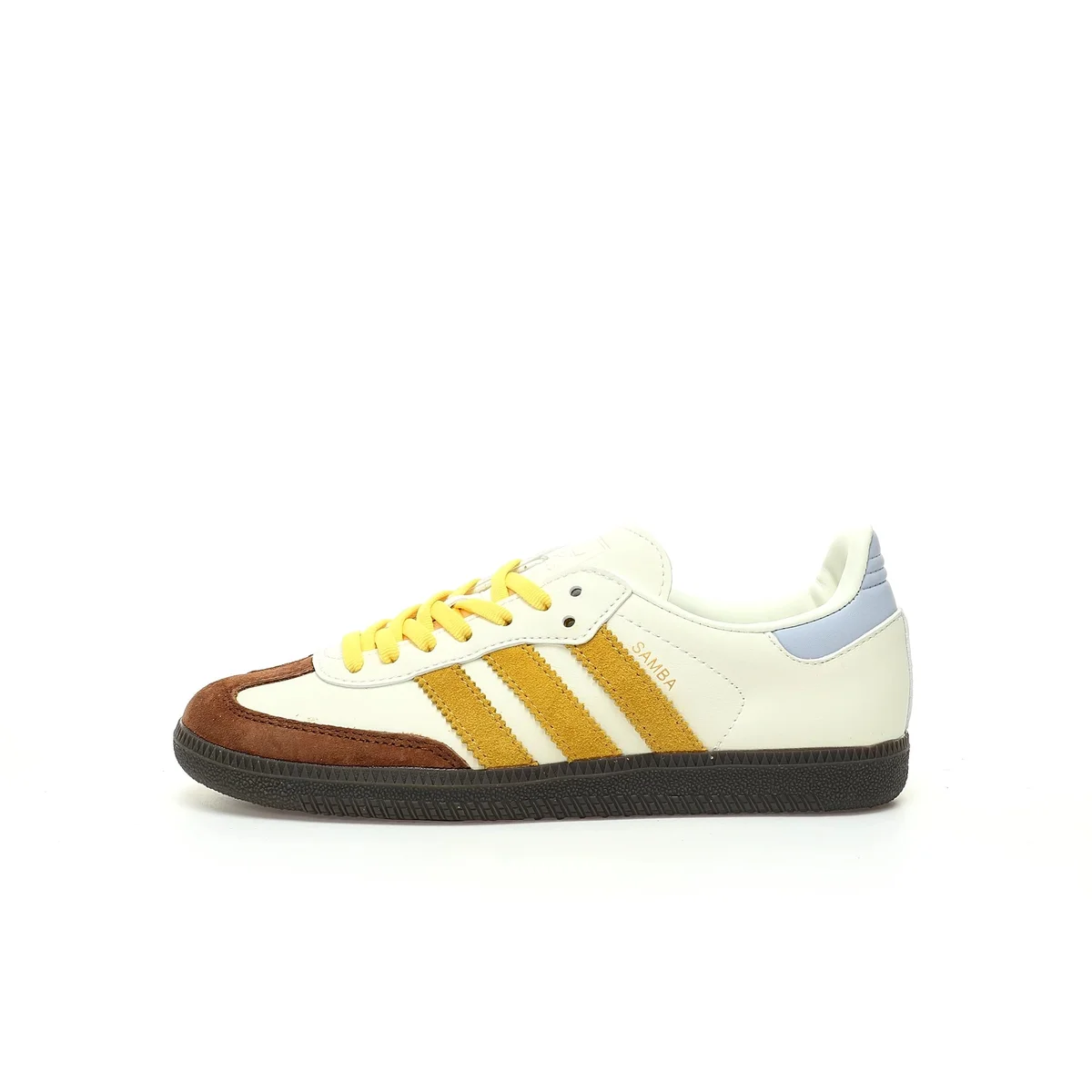 Adidas Adidas Samba Yellow Brown White Sneakers Beige - 1
