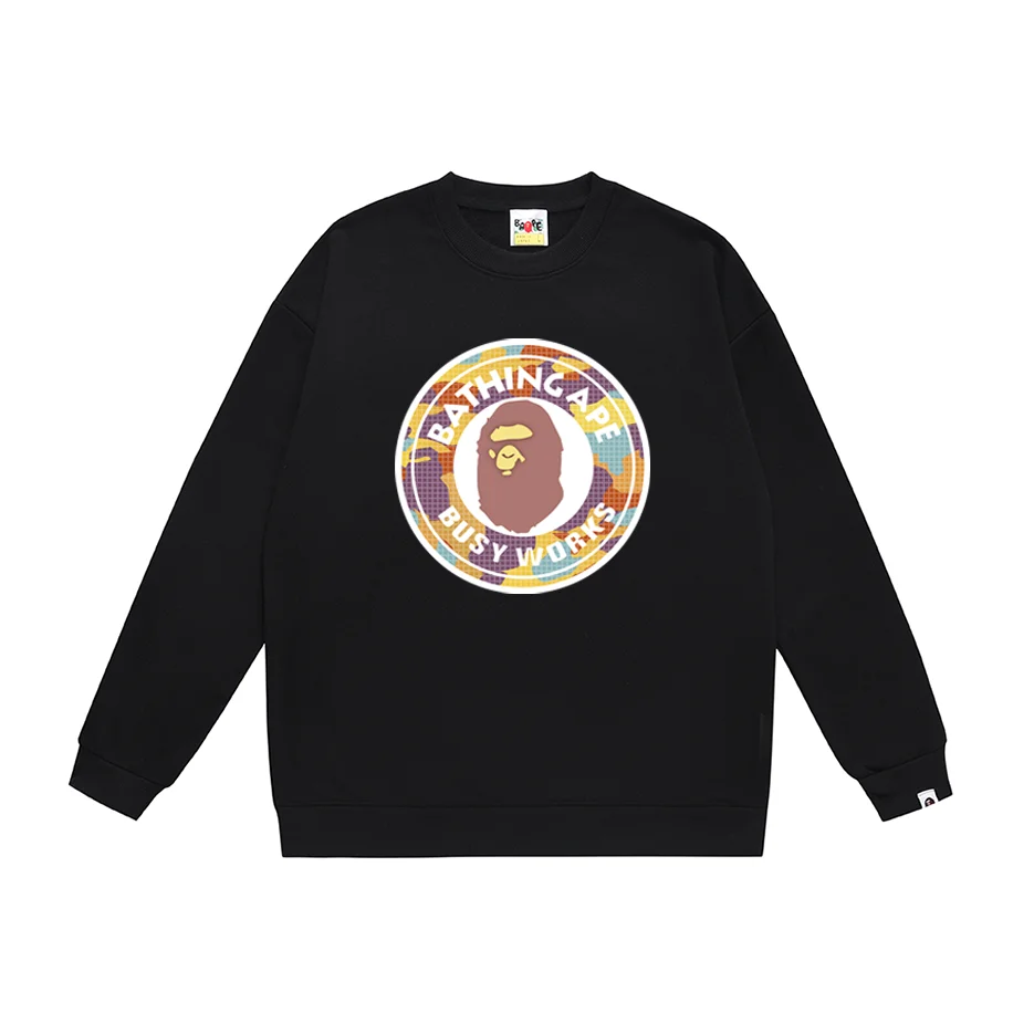 A Bathing Ape A Bathing Ape BAPE STA Black Busy Works Sweatshirt Black - 1