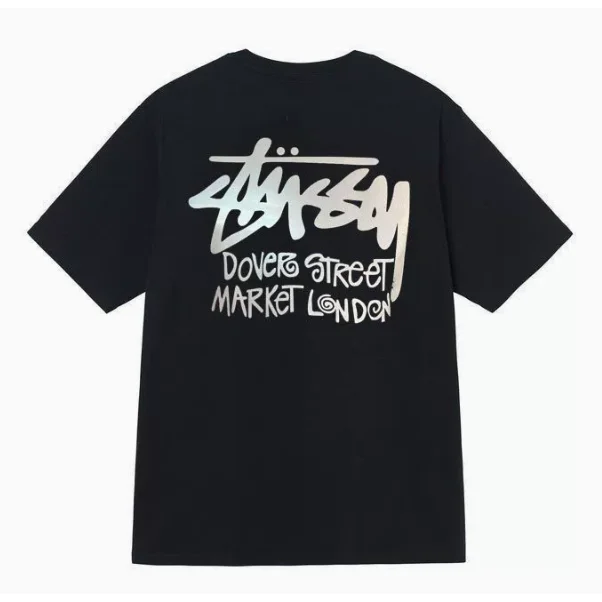 Stussy Stussy Dover Street Market London Black T-Shirt Black - 1