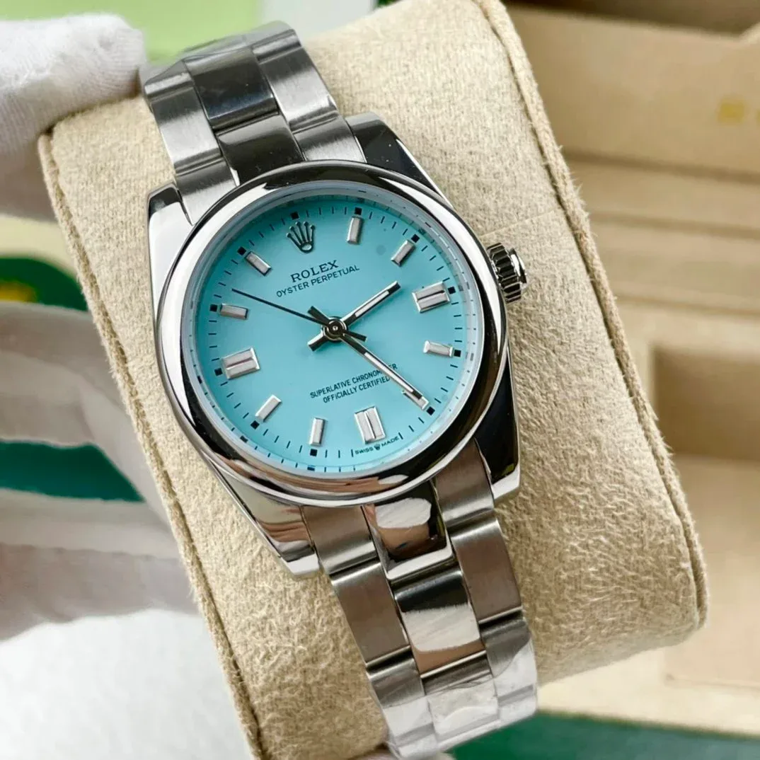 Rolex Rolex Oyster Perpetual Rolex E Watch Blue - 1