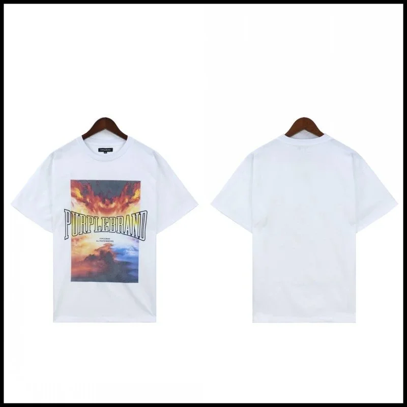 Purple Brand Purple Brand P001 White Graphic T-Shirt White - 1