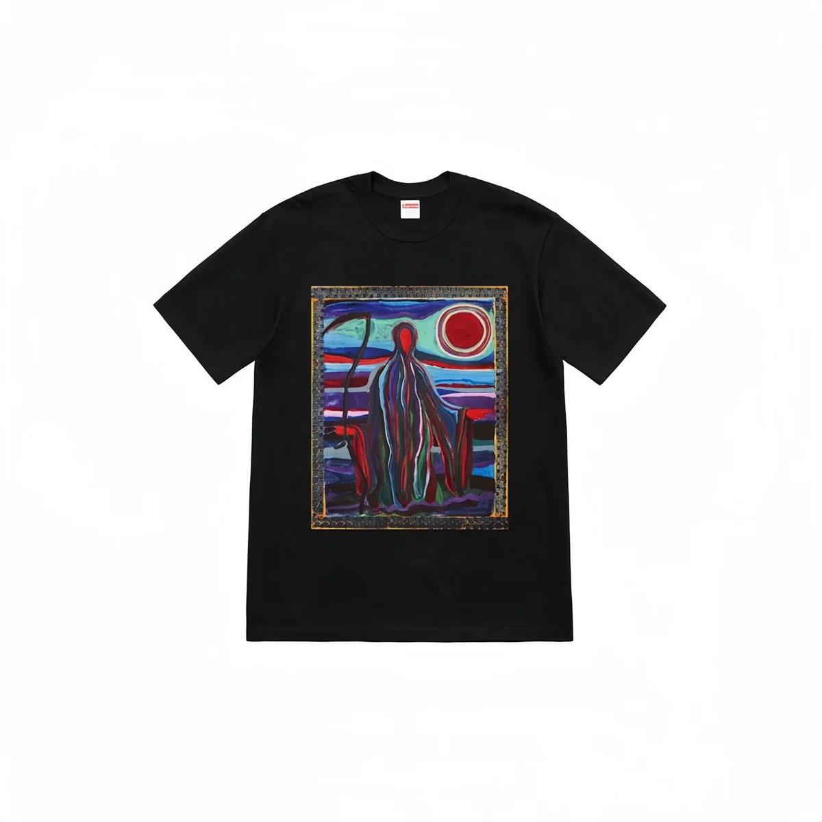 Supreme Supreme Art Print T-Shirt Black Black - 1