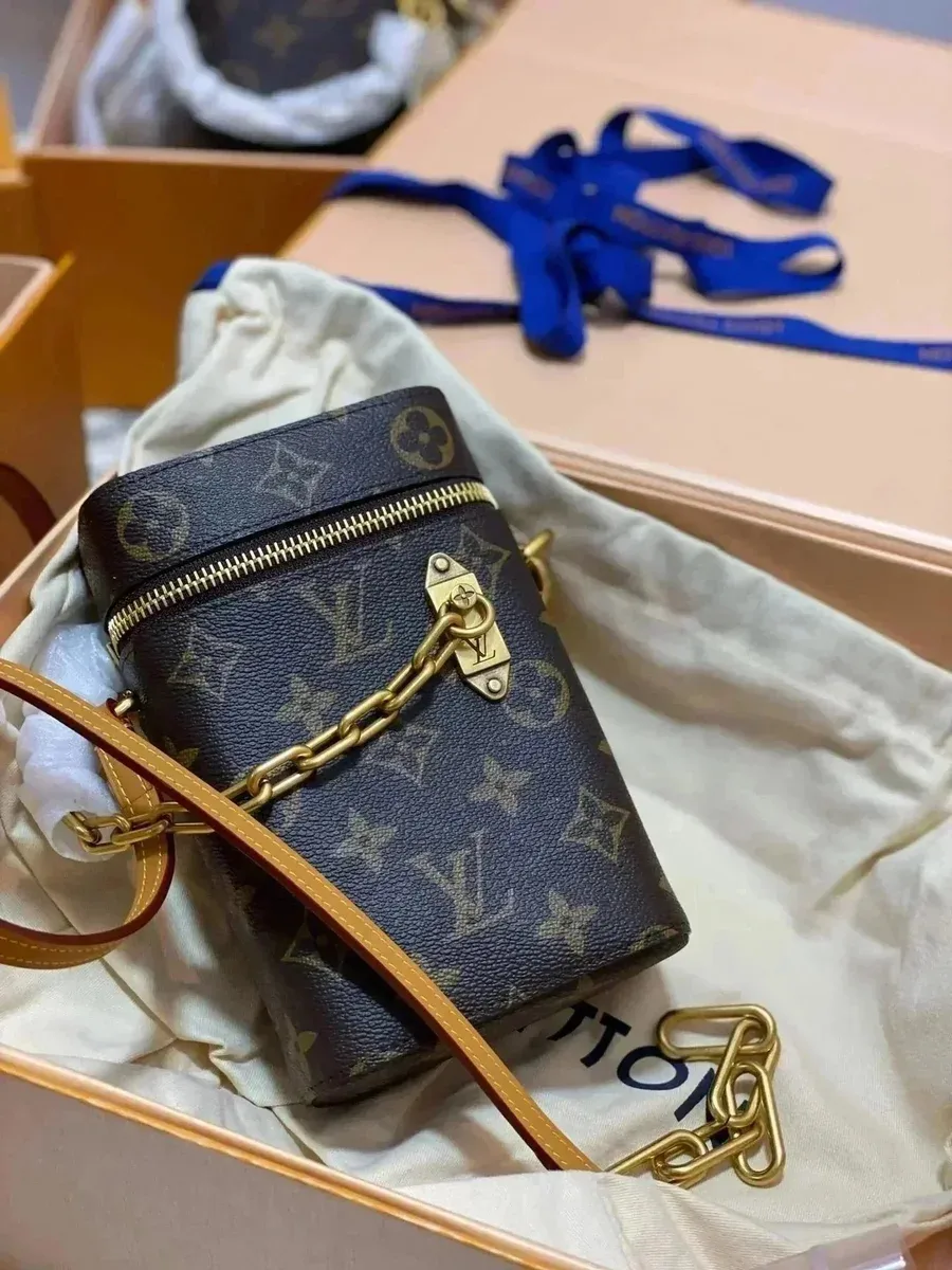 Louis Vuitton Louis Vuitton Pochette Brown Monogram Crossbody Pouch Brown