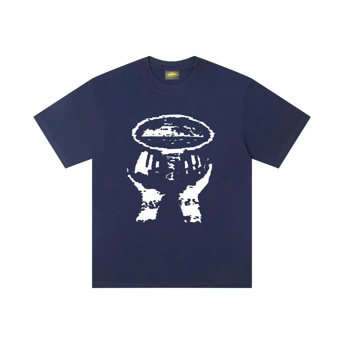 Other Navy Blue Hands Graphic T-Shirt Navy - 1