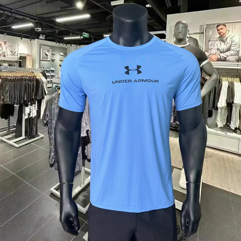 Under Armour Under Armour Light Blue T-Shirt Blue - 1