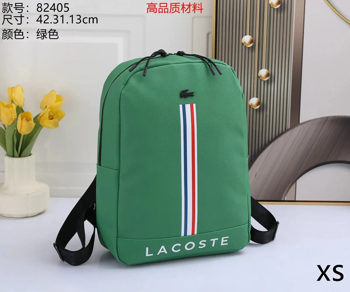 Lacoste Lacoste Green Backpack with Stripes Green - 1