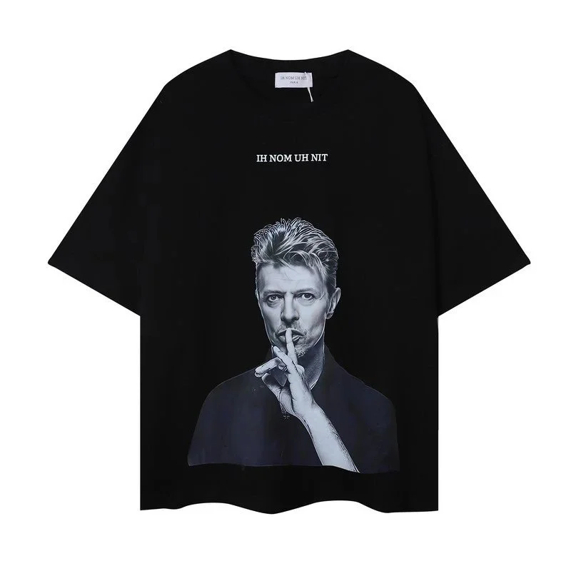 Other Unisex IH NOM UH NIT Black David Bowie T-Shirt Black - 1