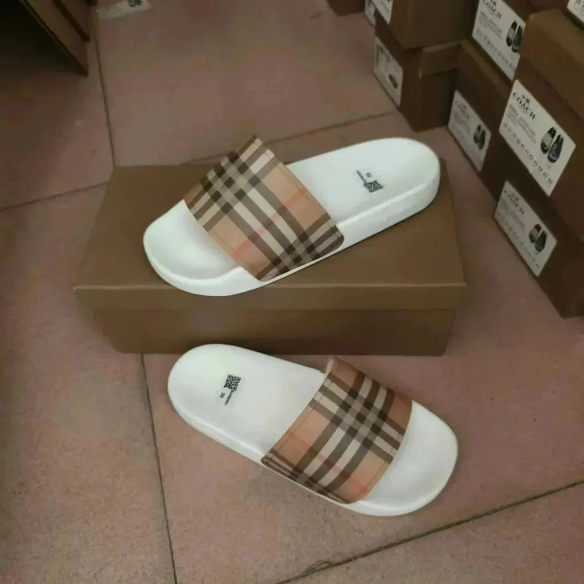 Burberry Burberry Vintage Check Slides Multicolor Multicolor - 1