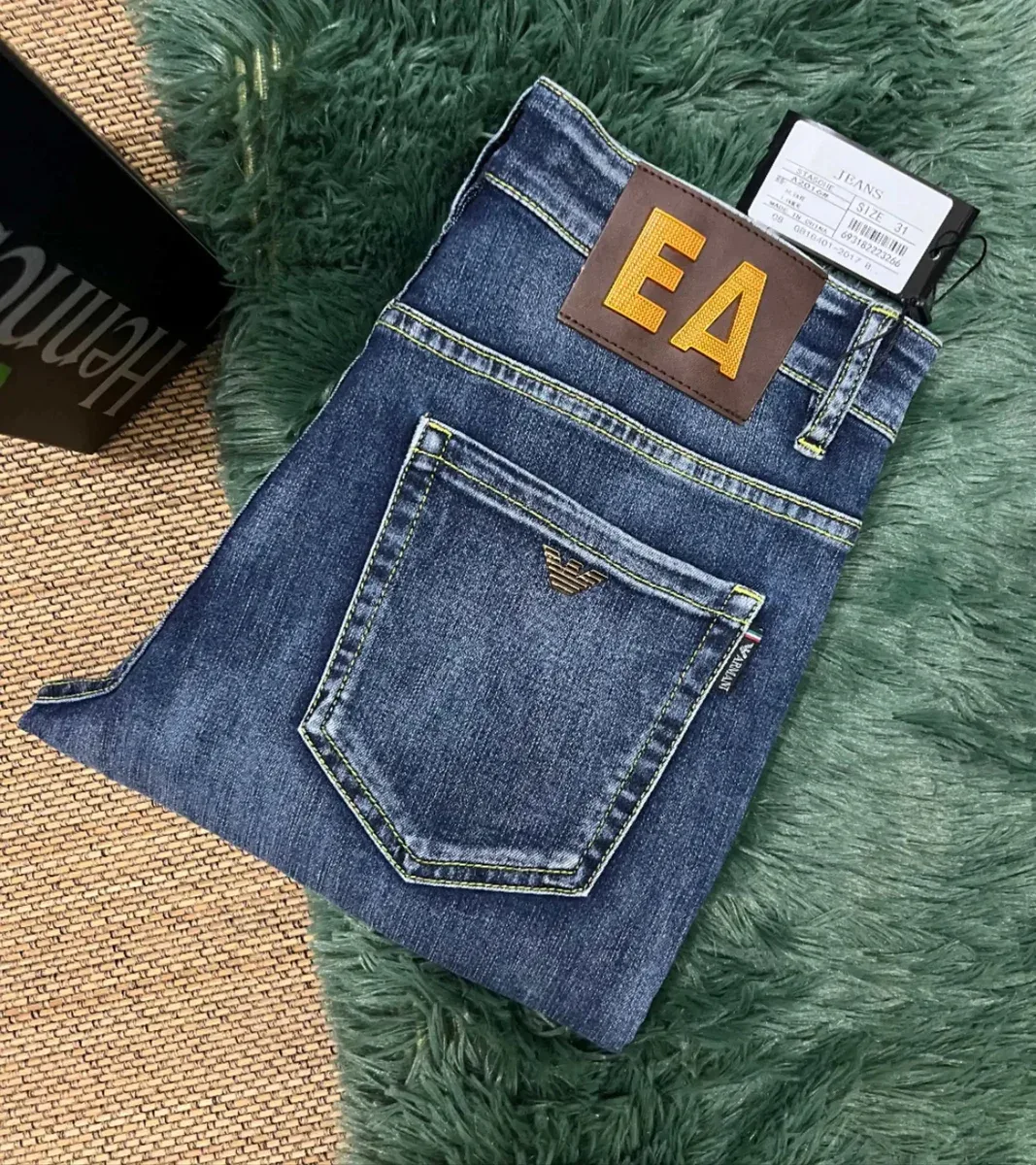 Armani Exchange Armani Exchange EA7 Blue Denim Jeans Blue