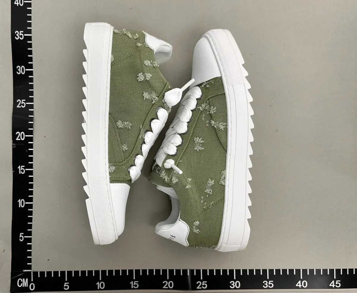 Other Floral Green Low-Top Sneakers Green - 1