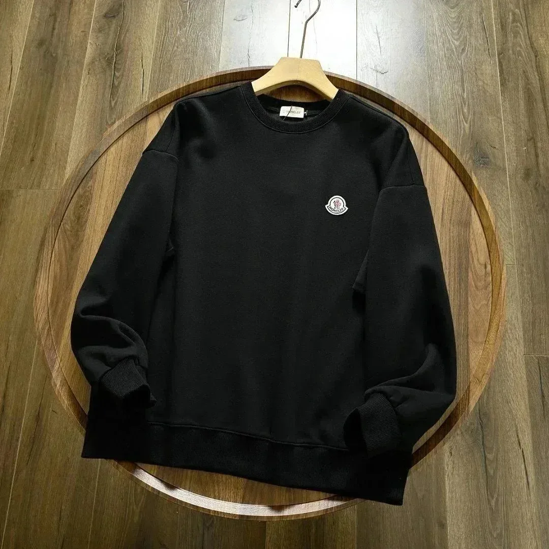 Moncler Moncler Black Crewneck Sweatshirt Black