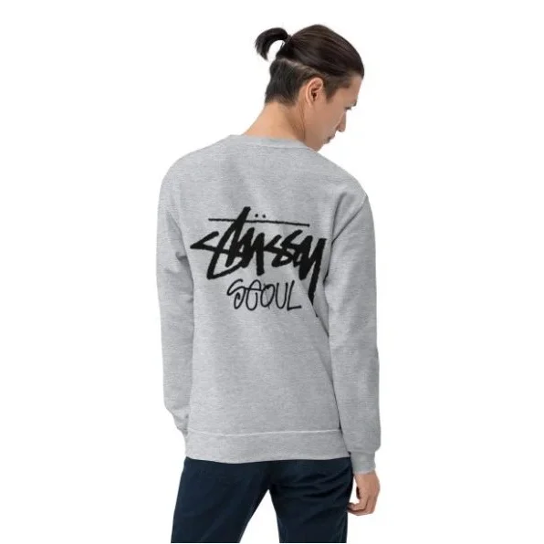 Stussy Stussy Stüssy SOUL Crewneck Sweatshirt Grey - 1