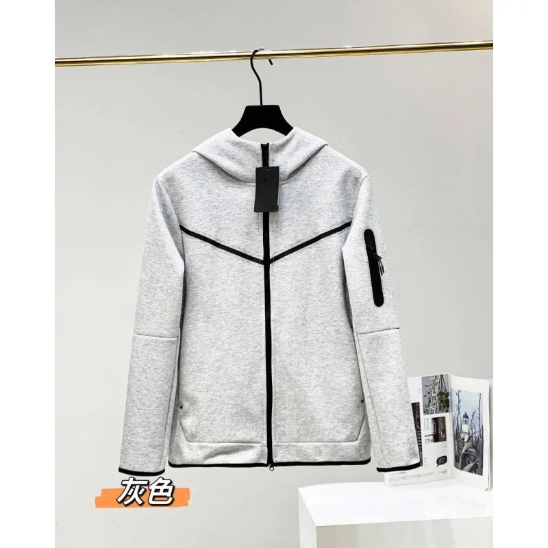 Other Light Grey Hooded Tech Jacket Grey - 1