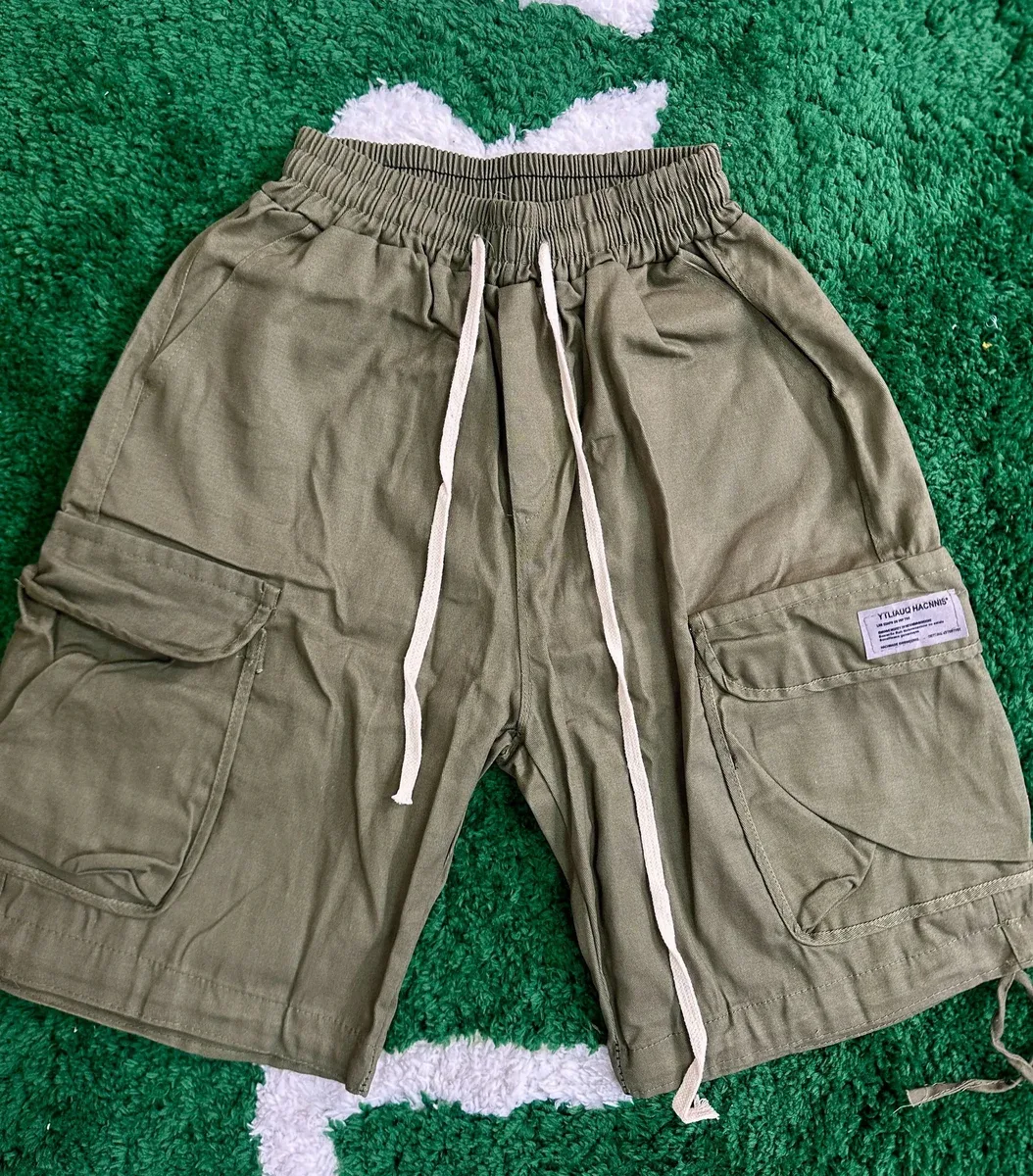 Other Unknown Brand Olive Cargo Shorts Multicolor - 1