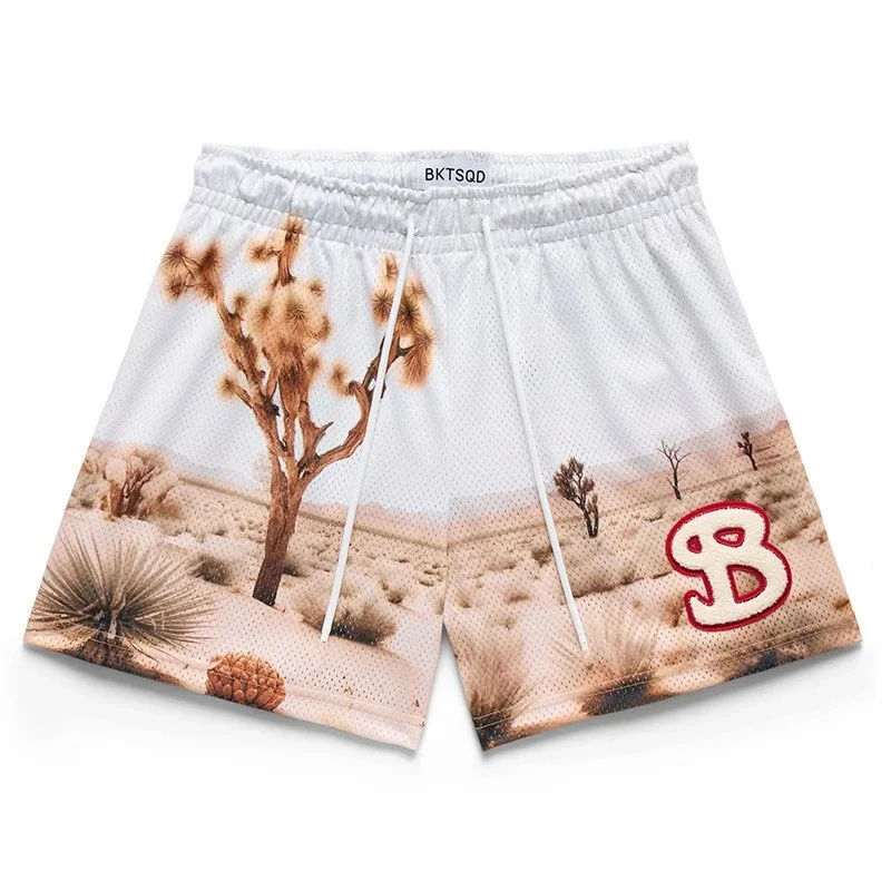 Other BKTSQD Desert Print Shorts White White - 1
