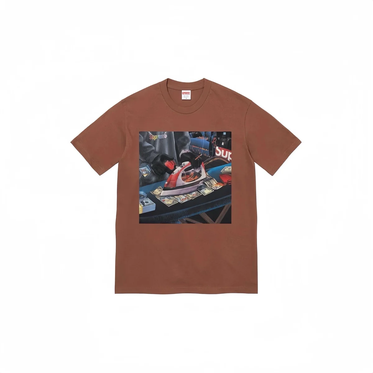 Supreme Supreme Ironing T-Shirt Brown T-Shirt Brown - 1