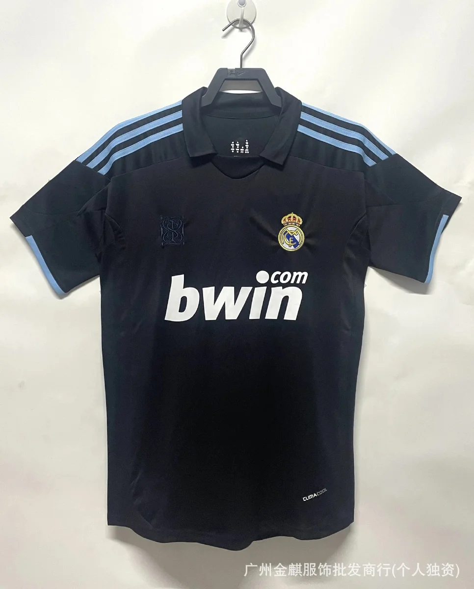 Adidas Adidas Real Madrid 2009-10 Home Jersey Black Black - 1