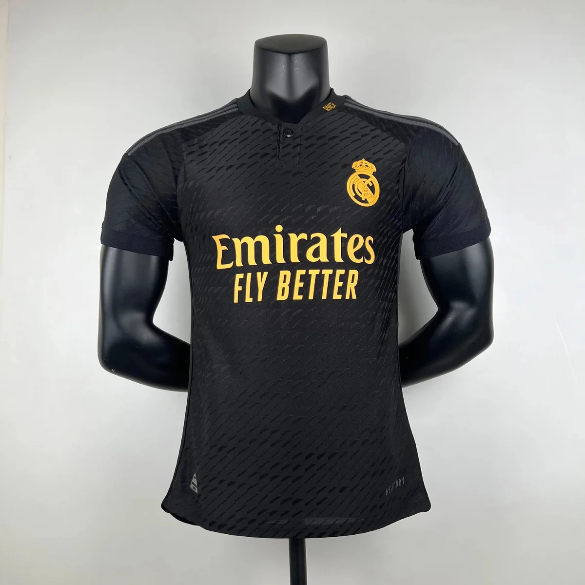Adidas Adidas Real Madrid Black Away Jersey Black - 1