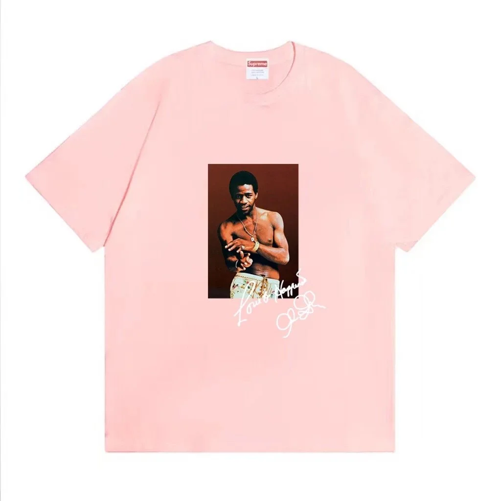 Supreme Supreme Louis Farrakhan Pink T-Shirt Pink - 1
