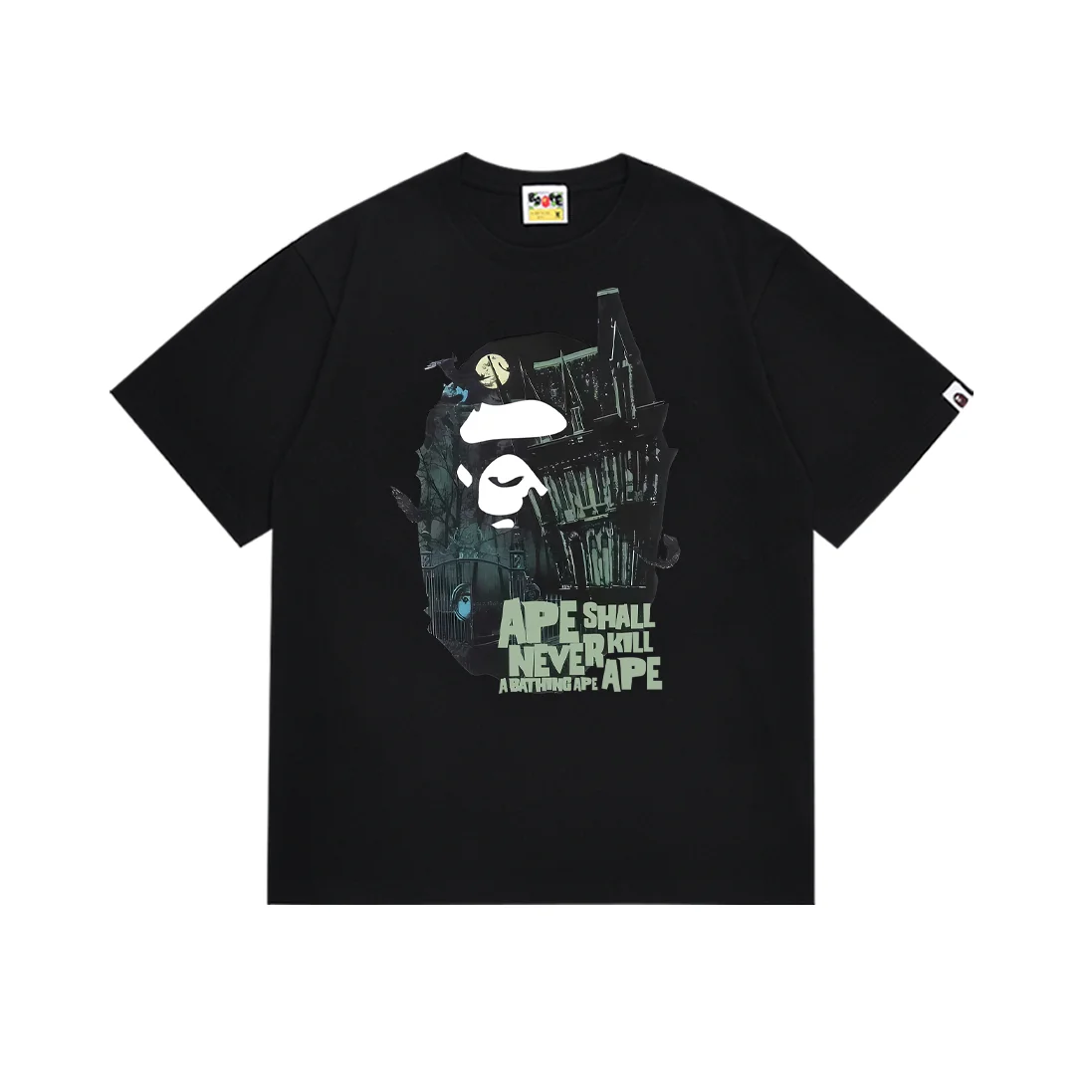 A Bathing Ape A Bathing Ape BAPE STA Black T-Shirt Black - 1