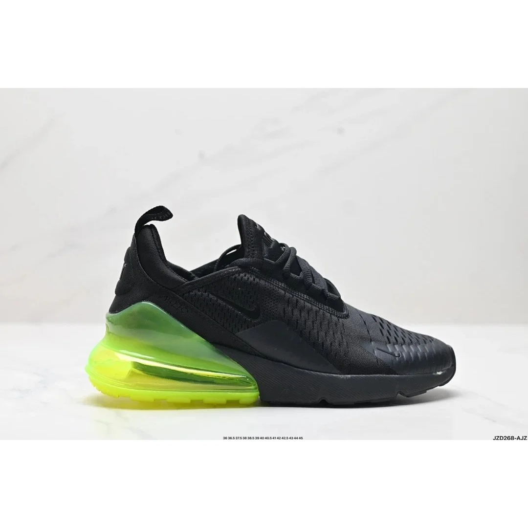 Nike Nike Air Max 270 Black/Neon Green Running Shoes Black