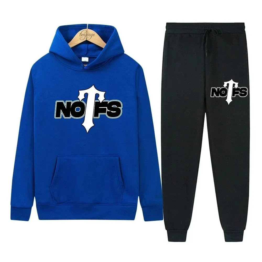 Other NOFS Royal Blue & Black Tracksuit Set TJ-TZ-0090 Blue - 1