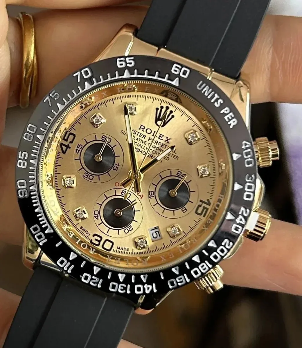 Rolex Rolex Daytona 62650 Gold Black Dial Watch Gold - 1