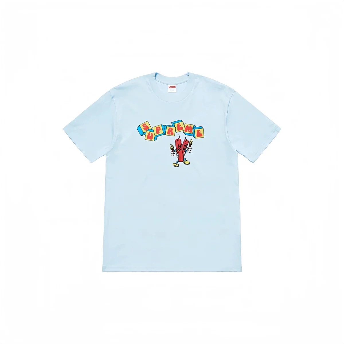 Supreme Supreme Light Blue 'Candle' T-Shirt Blue - 1