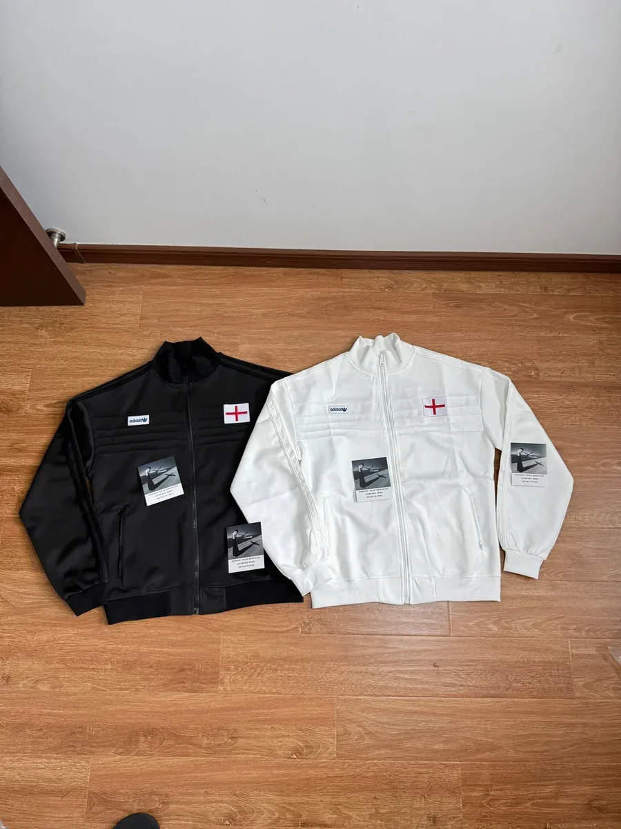 Adidas Adidas Classic Football Track Jacket Black/White Black - 1